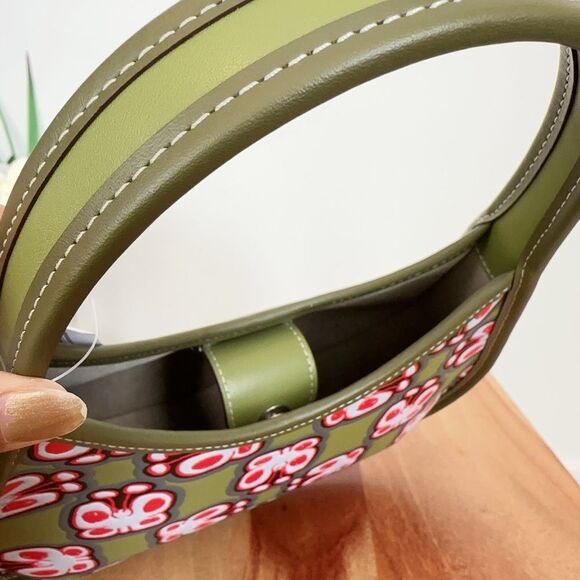 NWT Coach Ergo Bag In‎ Coachtopia Leather With Butterfly Print - Picture 5 of 8